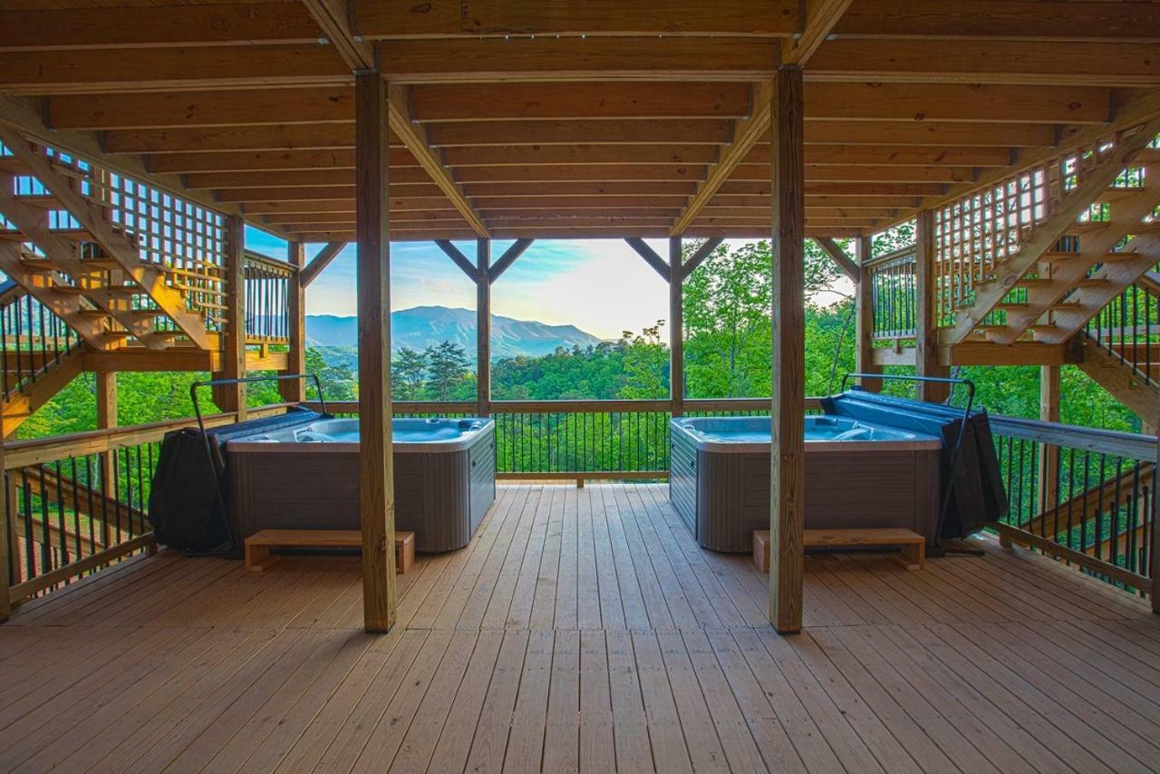 Gatlinburg Mansion Cabin Pittman Center Exterior foto